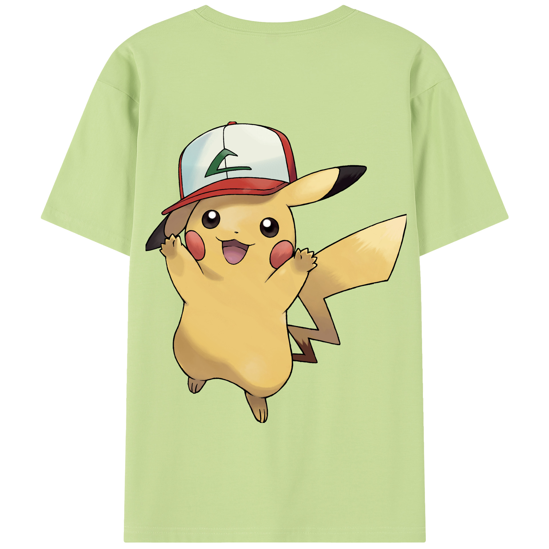 （画像用） ポケットモンスター Pokémon 綿100％半袖Tシャツ（背面プリント）